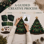 Christmas Fabric Art Door Hanging Craft Kit
