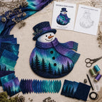Christmas Fabric Art Door Hanging Craft Kit