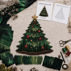 Christmas Fabric Art Door Hanging Craft Kit