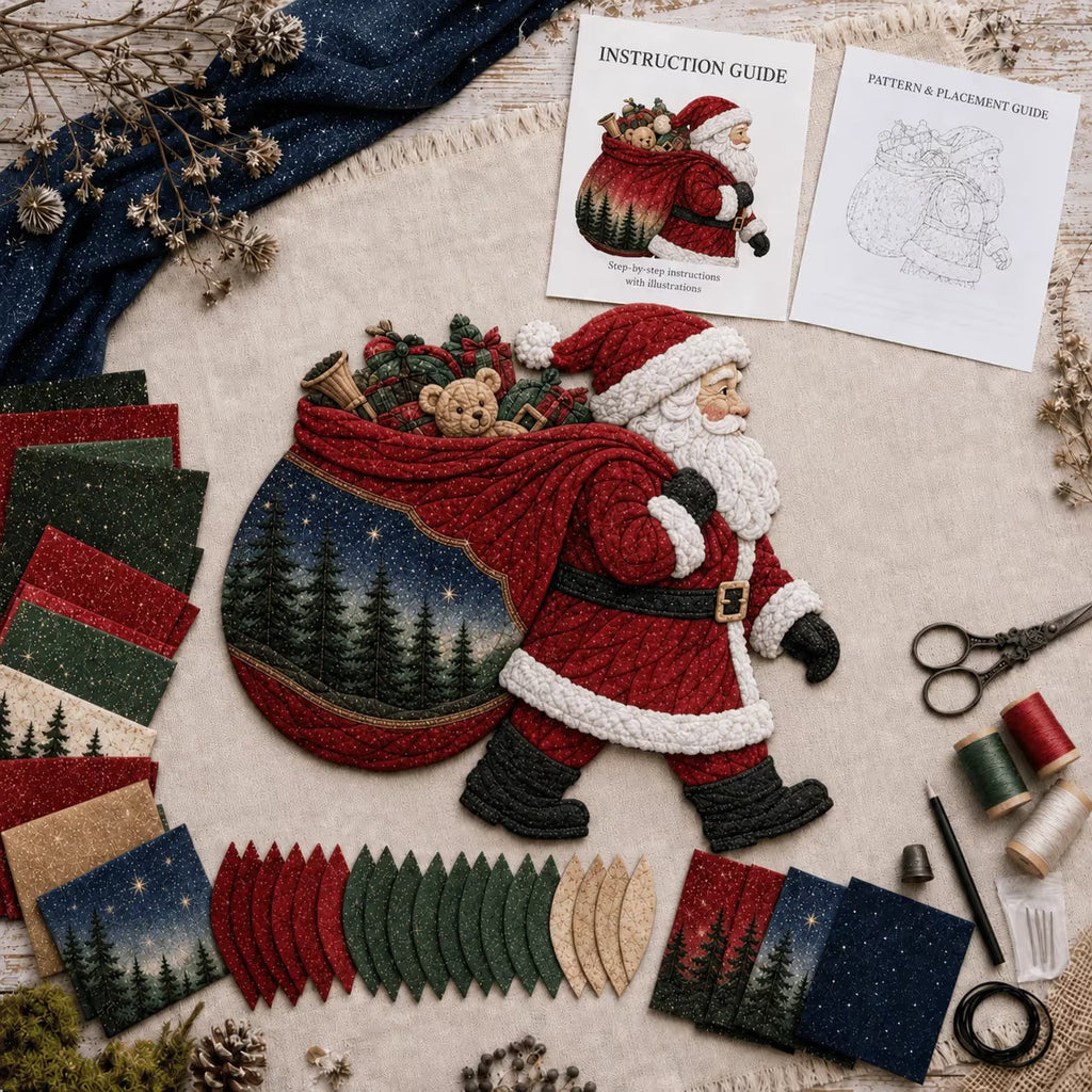 Christmas Fabric Art Door Hanging Craft Kit