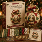Christmas Nativity Patchwork Ornament DIY Kit