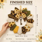 Beginner-Friendly DIY Seasonal Patchwork Wreath Kit Collection