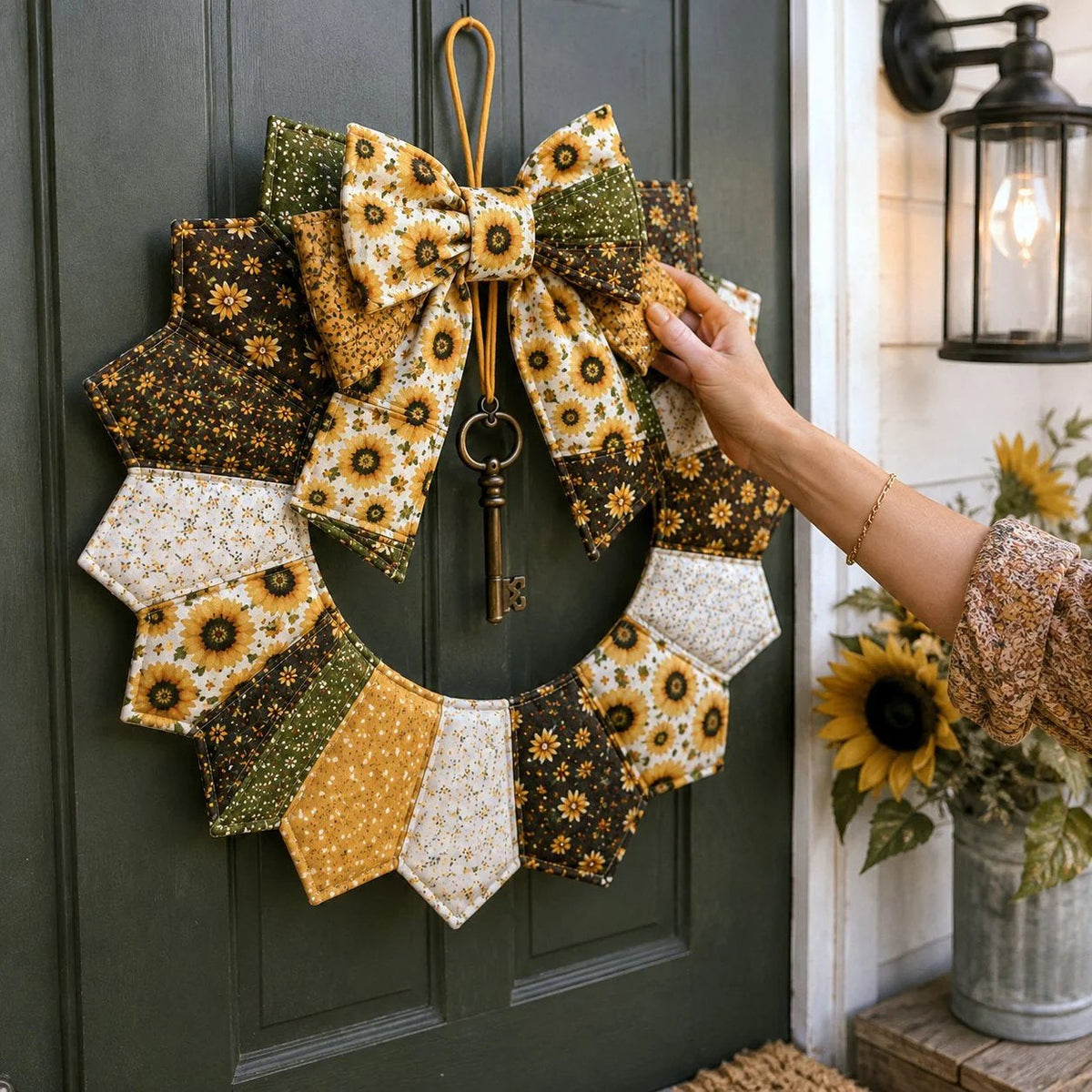 Beginner-Friendly DIY Seasonal Patchwork Wreath Kit Collection