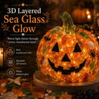 Beginner-Friendly DIY Lighted Sea Glass Halloween Character Kit Collection