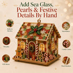 DIY Glowing Coastal Glass-Style Christmas Cottage Kit Collection