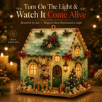 DIY Glowing Coastal Glass-Style Christmas Cottage Kit Collection