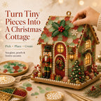 DIY Glowing Coastal Glass-Style Christmas Cottage Kit Collection