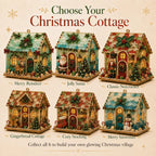 DIY Glowing Coastal Glass-Style Christmas Cottage Kit Collection