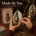 Vintage Christmas Fabric Ornament DIY Kit