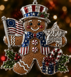 America 250 Christmas Heritage Ornament