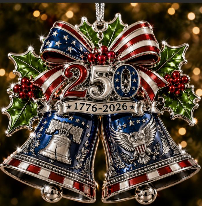 America 250 Christmas Heritage Ornament