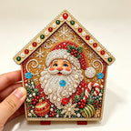DIY Pearl Art Kit – 3D Handmade Christmas House Decoration, Holiday Craft Gift for Family & Friends