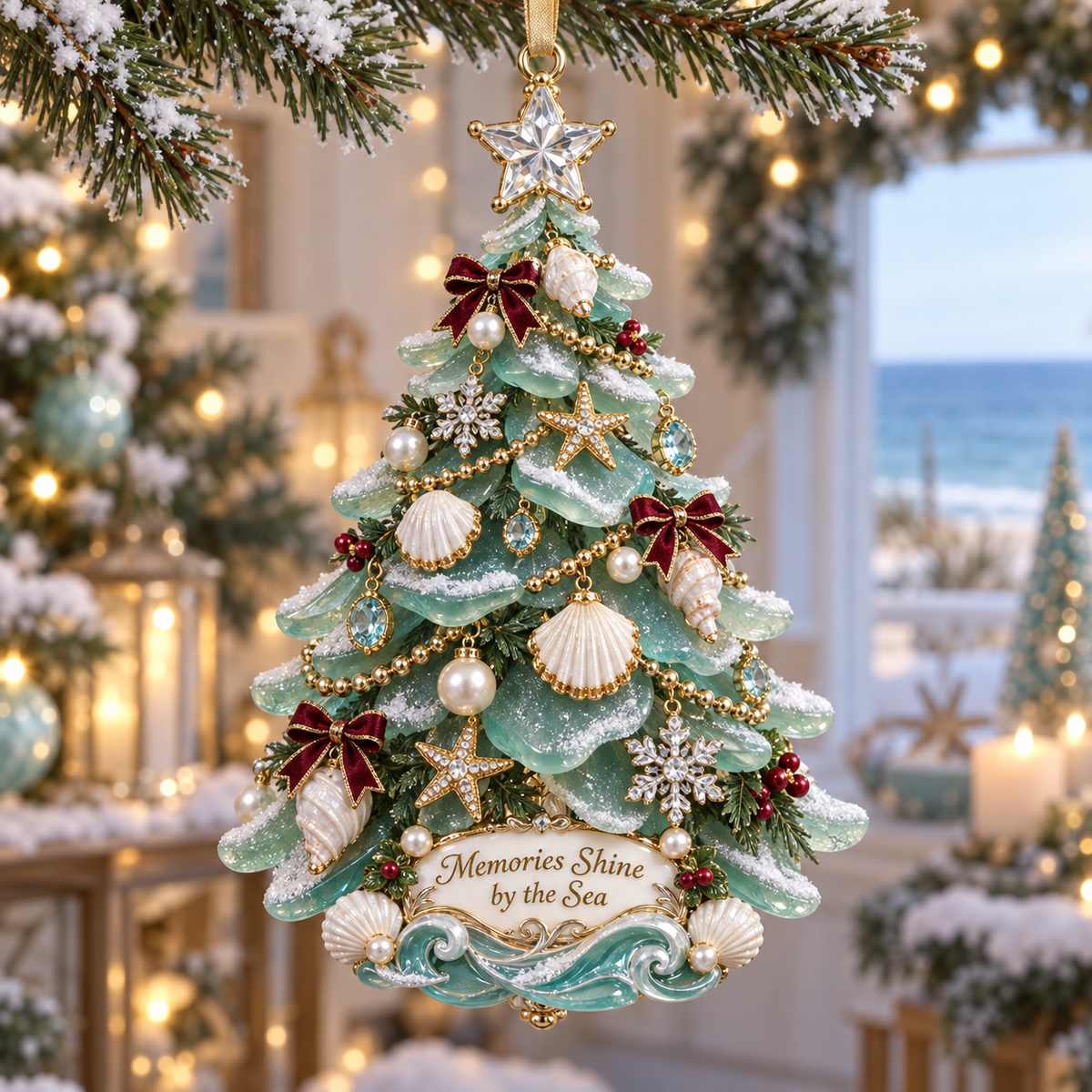 Coastal Christmas Keepsake Ornament