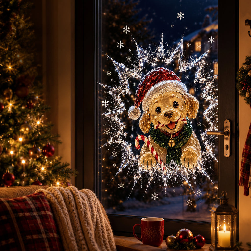 2026 Christmas Window Decals