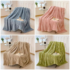 Cozy Striped Throw Blanket