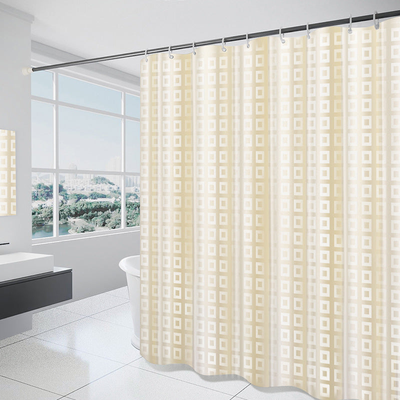 1Women's Modern Geometric Shower Curtain Miroken