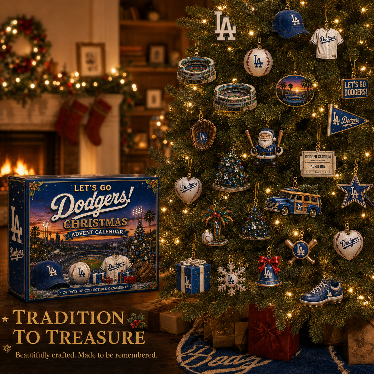 Let’s Go Dodgers! Baseball Christmas Advent Calendar