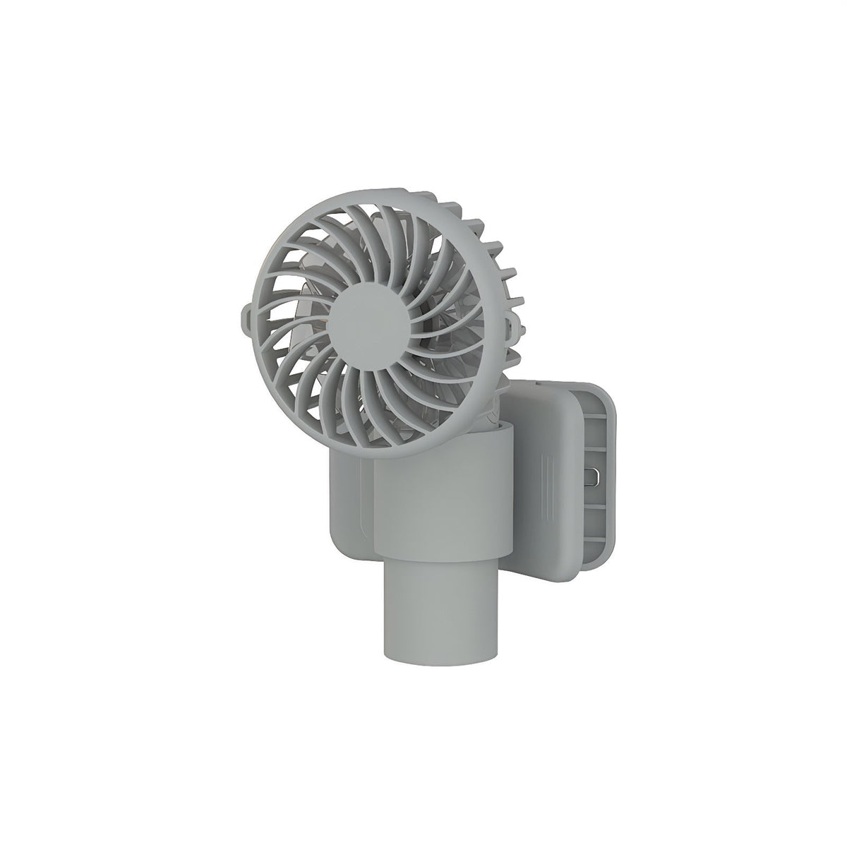 USB Rechargeable Portable Clip-On Cooling Fan with 3 Speed Settings