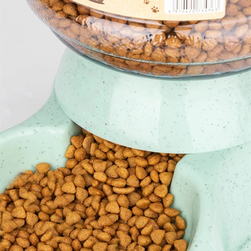 Large Capacity Pet Feeder & Water Bowl