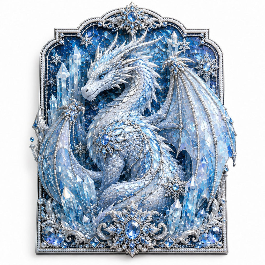 3D Layered Dragon Diamond Painting Kit