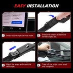 27" and 18" Windshield Wiper Blades Replacement for Tesla Model X 2015-2022 (Set of 2)