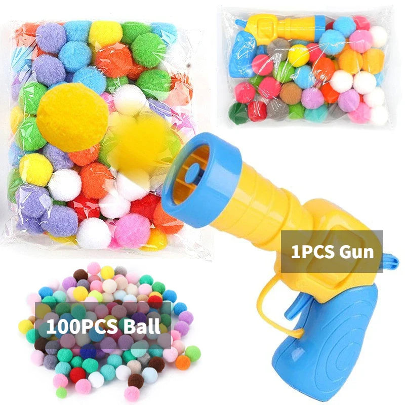 Pompom Launcher Cat Toy