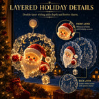 Christmas Window Light Ornament with Suction Cup