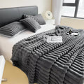 Cozy Striped Throw Blanket