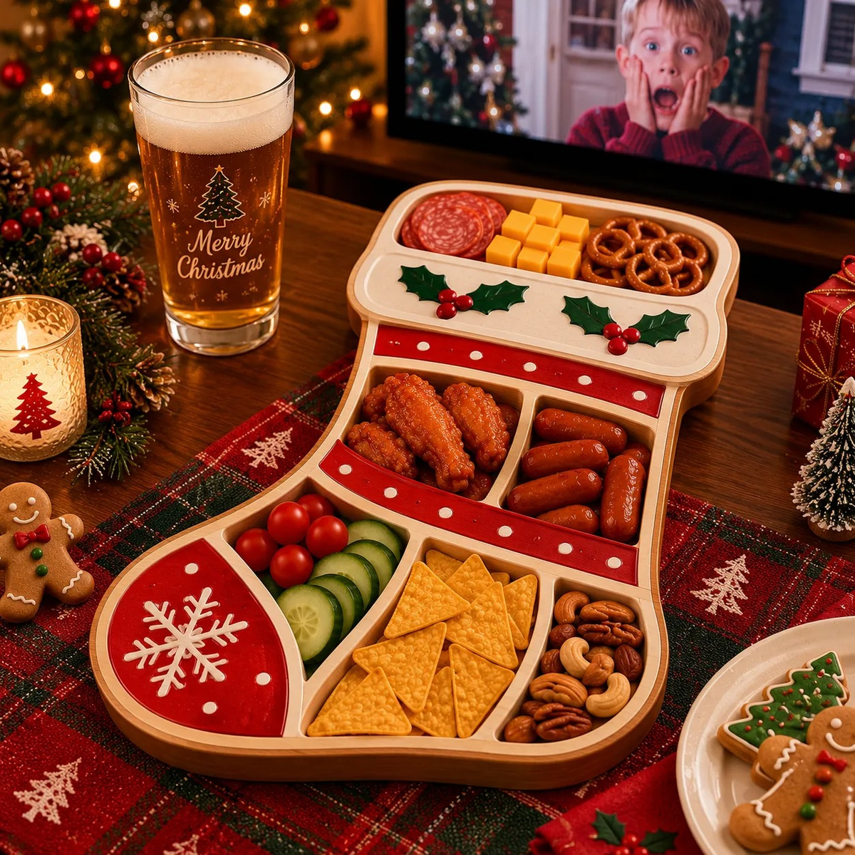 Christmas Snack Serving Tray