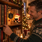 Cozy Christmas Shelf Glow