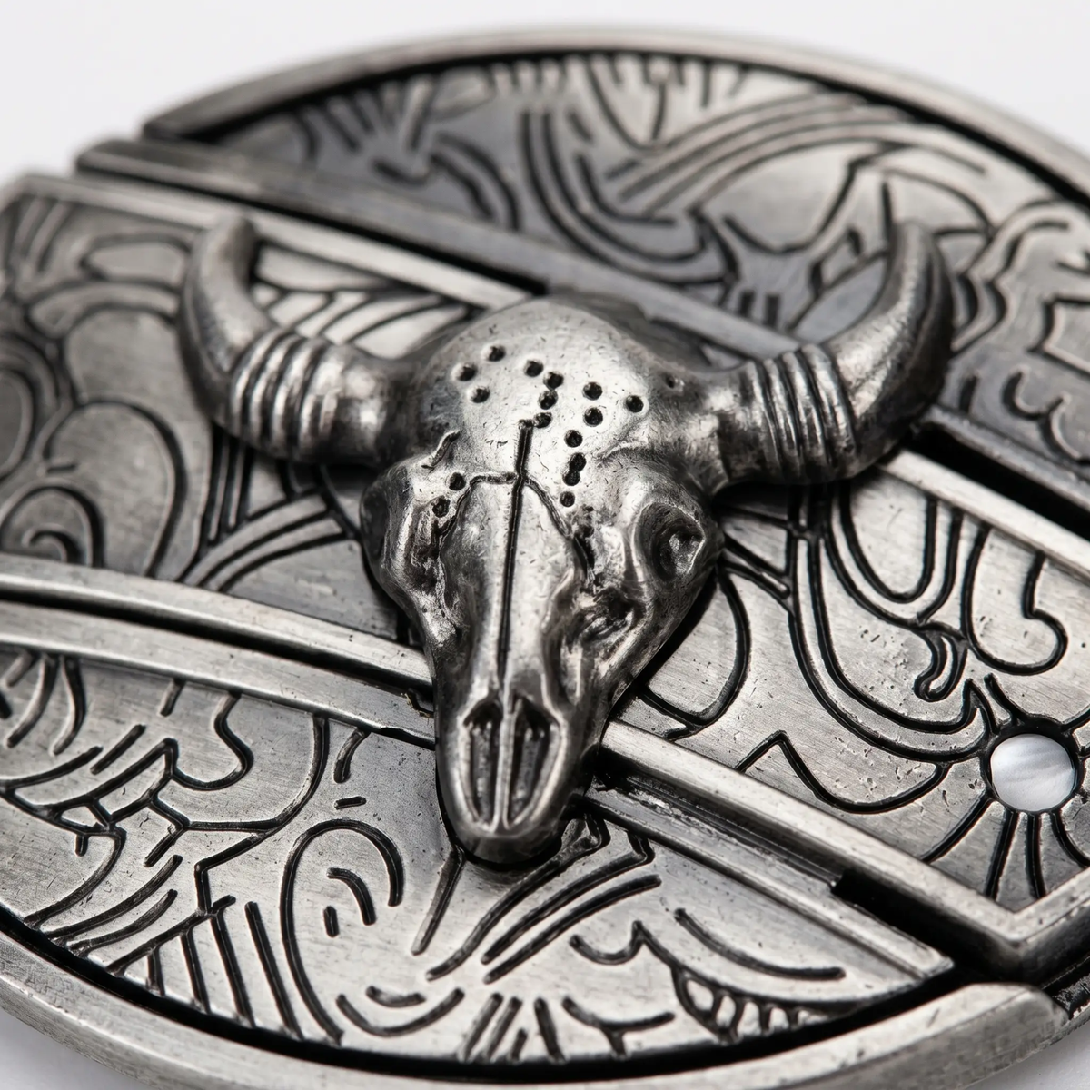 Miroken | Metal Oval Cowboys Belt Buckle