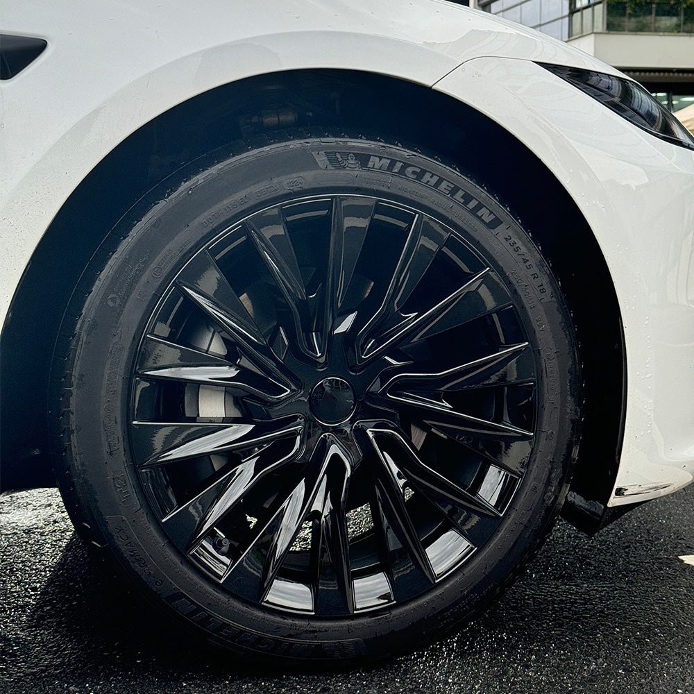 Replacement Nova Style Wheel Hubcap for Tesla 2024+ Model 3 Highland 18'' Photon Wheels (1 PC)