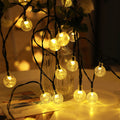 Solar Powered LED String Lights 16 ft with 20 Lights for Outdoor Decor