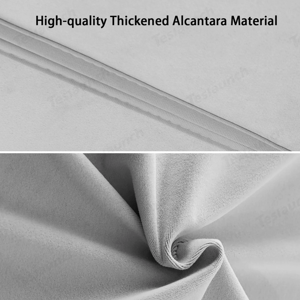 Wholesale Alcantara Split Nano Ice Crystal Glass Roof Sunshade for Tesla Model Y Juniper 2025+（28 Sets）