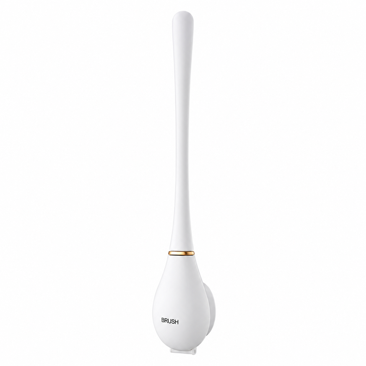 Silicone Toilet Brush with Wall Mounted Holder for Bathroom Cleaning