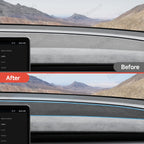 Suede Sunshade Dashboard Mat – UV Protection & Anti-Glare for Tesla Model Y Juniper 2025+