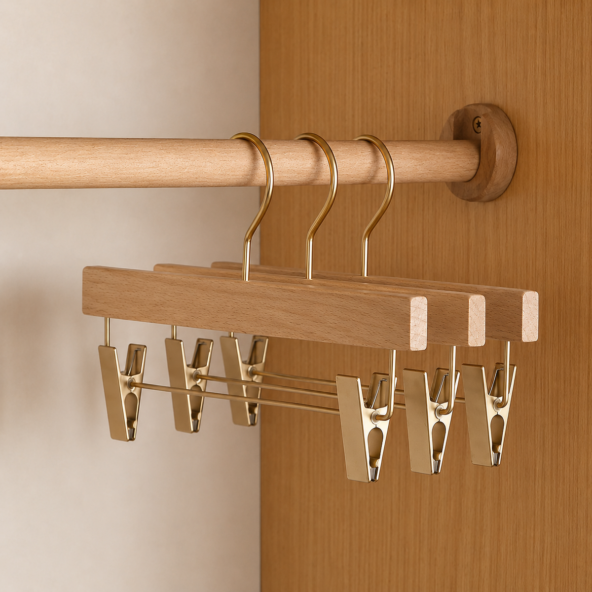 Wooden Hangers with Premium Camphor Wood and Wide Shoulder Design