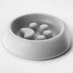 Paw Print Slow Feeder Dog Bowl