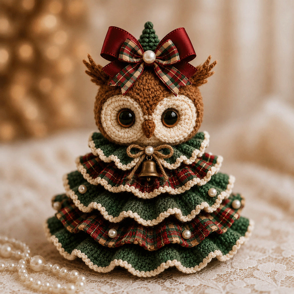 Crochet Animal Christmas Tree DIY Kit