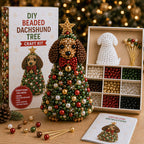 Animal-Themed Beaded Christmas Tree DIY Kit