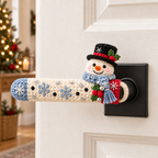 Handcrafted Holiday Friends Door Handle Covers