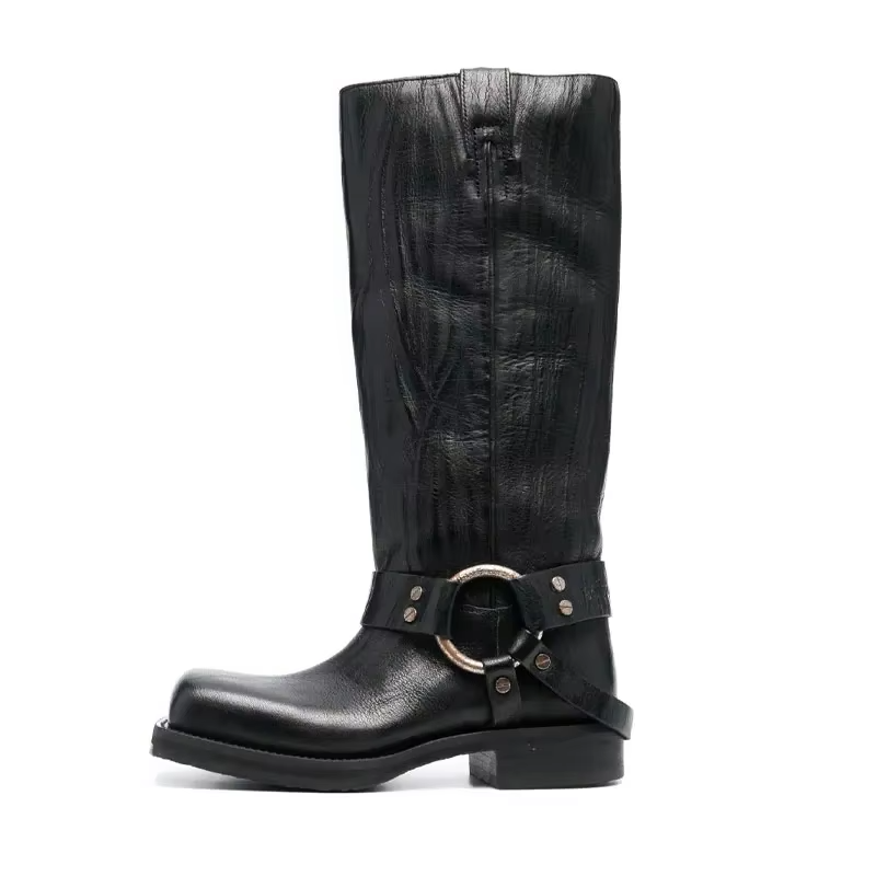 Ankle Armor Chunky-Sole Ankle Boots