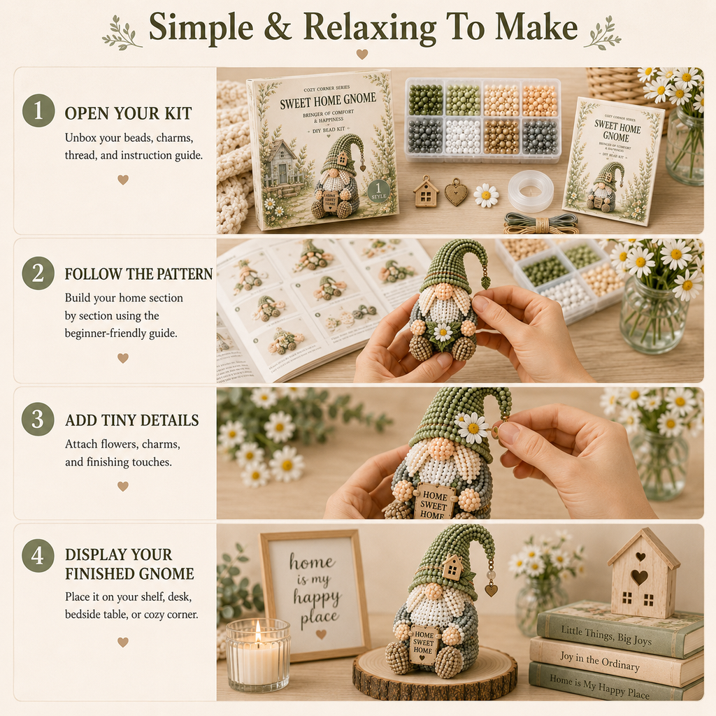 Sweet Home Gnome DIY Bead Kit