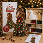 Animal-Themed Beaded Christmas Tree DIY Kit