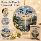 Beginner-Friendly Scripture Pearl Diamond Art Ornament DIY Kit