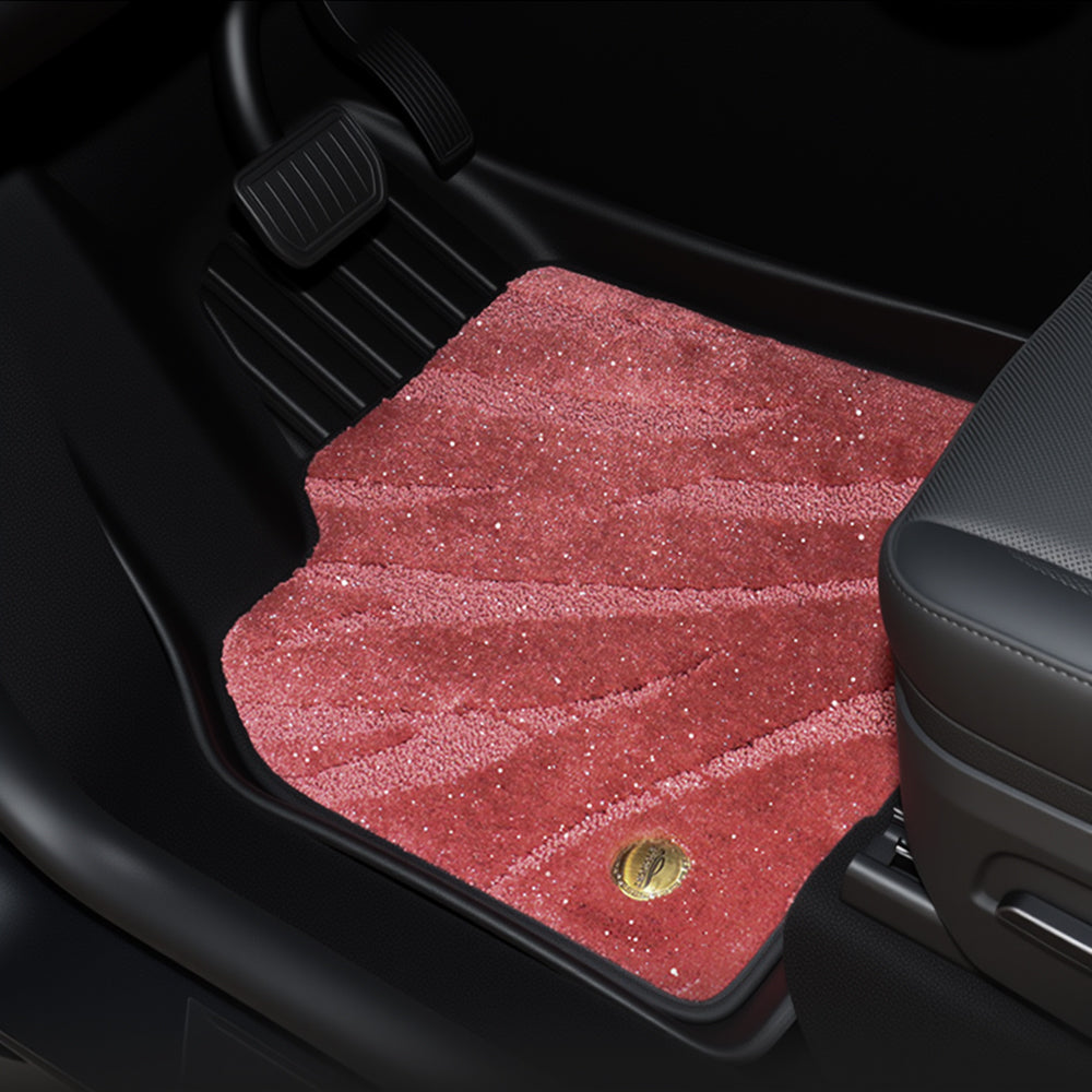 Miroken TPE+Carpet Double Layer Floor Mats for Model Y Juniper