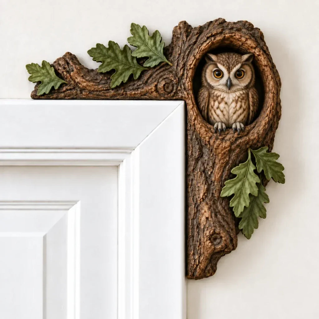 Woodland Animal Door Corner Decor