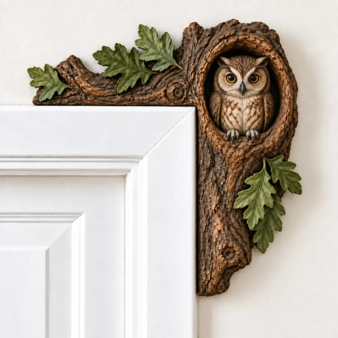 Woodland Animal Door Corner Decor