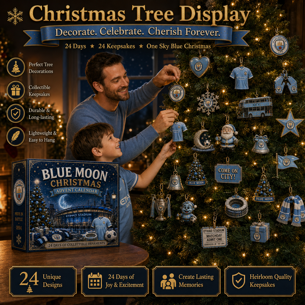 Blue Moon Football Christmas Advent Calendar