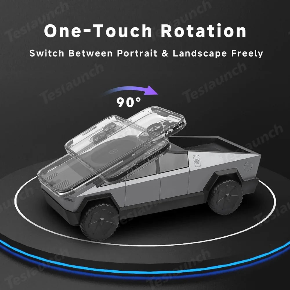 3-in-1 Wireless Charger & Stand for All Cars